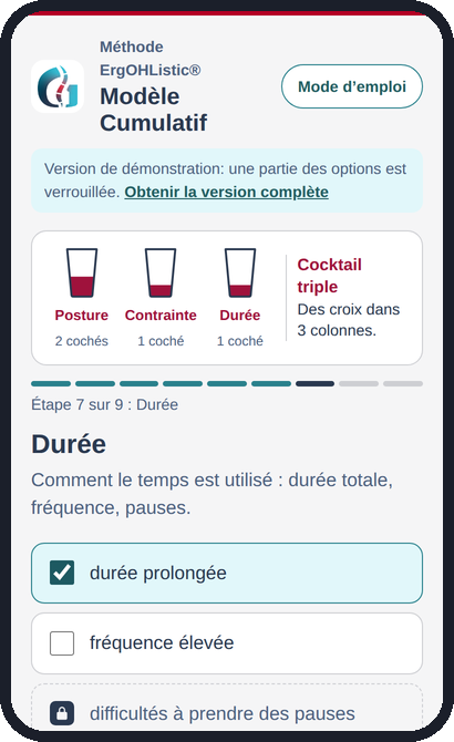 L’outil d’analyse de risques biomécaniques