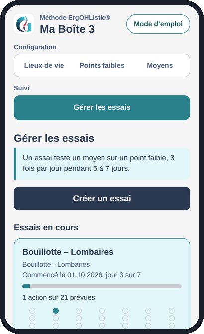 L’application Ma Boîte 3